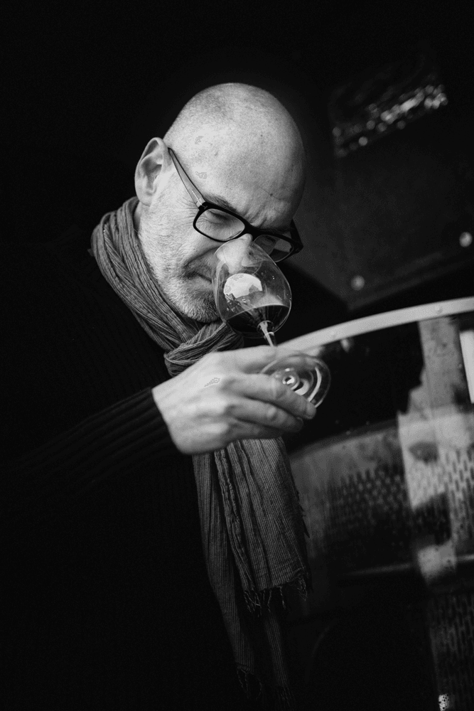 Le chai à l'automne